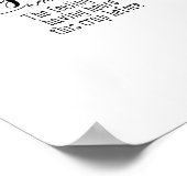 Funny Bathroom Toilet Deja Poo Quote Text Poster (Coin)