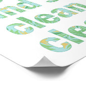 Funny Bathroom Wall Art drukt zo vers en schoon af Poster (Hoek)