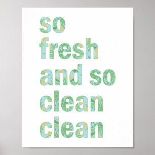 Funny Bathroom Wall Art drukt zo vers en schoon af Poster