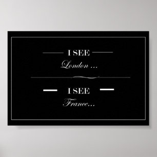 Funny Bathroom Wall Art Poster