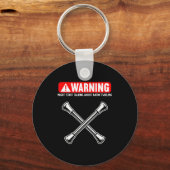 Funny Baton Twirling  Sleutelhanger (Voorkant)