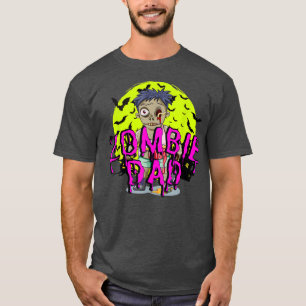 Funny Bats Zombie Dad T-shirt