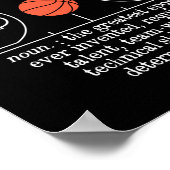 Funny Bball Player Greatest Sport in Basketball Poster (Hoek)
