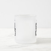 Funny BBQ Grill Master Personalized Barbecue King Matglas Koffiemok (Center)