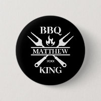 Funny BBQ Grill Master Personalized Barbecue King
