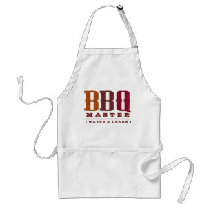 Funny BBQ Master of the Grill Apron Standaard Schort