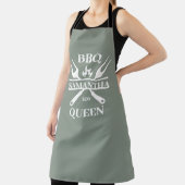 Funny BBQ Personalized Barbecue Queen Schort (Insitu)