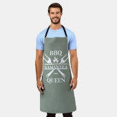 Funny BBQ Personalized Barbecue Queen Schort (Gedragen)