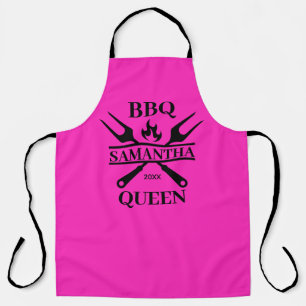 Funny BBQ Personalized Barbecue Queen Schort