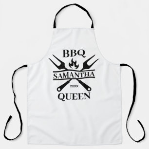 Funny BBQ Personalized Barbecue Queen Schort
