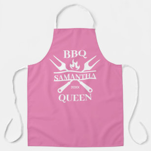 Funny BBQ Personalized Barbecue Queen Schort