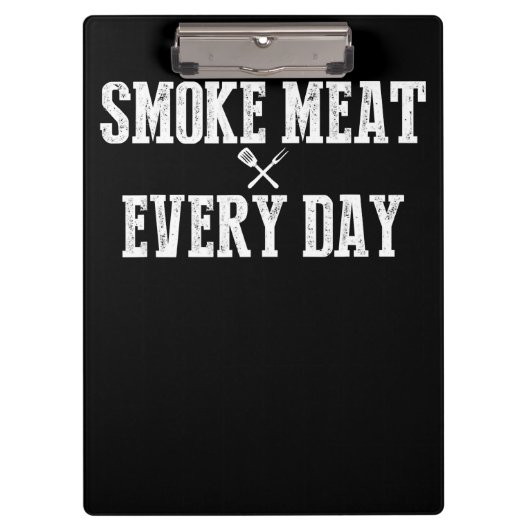 Funny Bbq Smoker Accessory Pitmaster Dad Grilling Klembord (Voorkant)