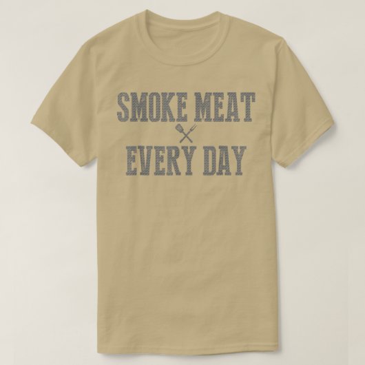 Funny Bbq Smoker Accessory Pitmaster Dad Grilling T-shirt (Design voorkant)