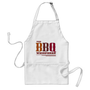 Funny BBQ Whisperer Grill Master Apron Standaard Schort