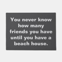 Funny Beach House Friends Gezegde Quote Zwart