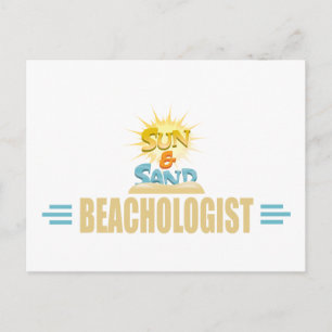 Funny Beach Lover Briefkaart