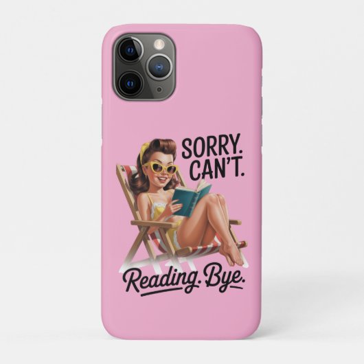 Funny Beach Phone Case (Achterkant)