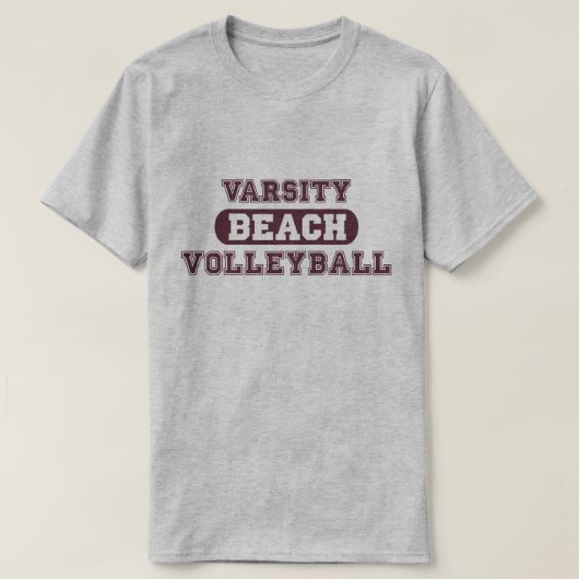 Funny Beach Volleyball T-shirt (Design voorkant)