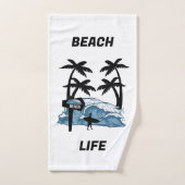 Funny Beach Wave Bad Handdoek (Handdoek)