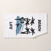 Funny Beach Wave Bad Handdoek (Handdoek)