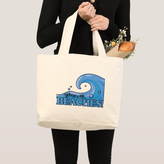Funny Beach Wave sacs fourre-tout (Devant (produit))