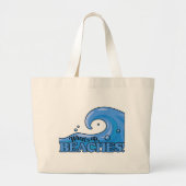 Funny Beach Wave sacs fourre-tout (Devant)