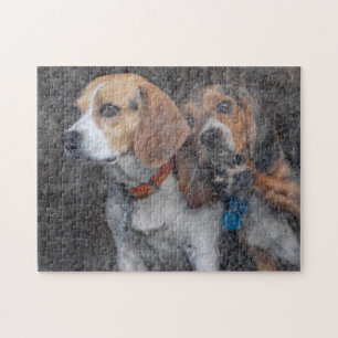 Funny Beagle Dirty Storm Legpuzzel