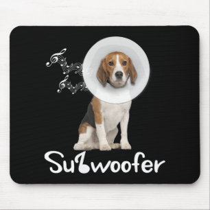 Funny Beagle Hondenliefhebber Sub-Woofer Gift Muismat