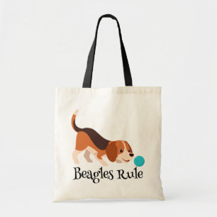 Funny Beagle Lover Gifts Cartoon Puppy Hondenliefh Tote Bag