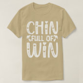 Funny Beard geeft chin vol Win Klassieke TShirt (Design voorkant)