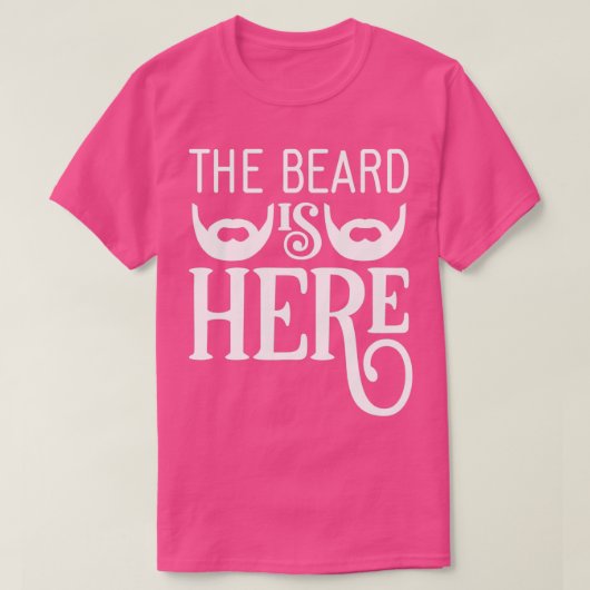 Funny Beard geeft de baard hier 4 T-shirt (Design voorkant)