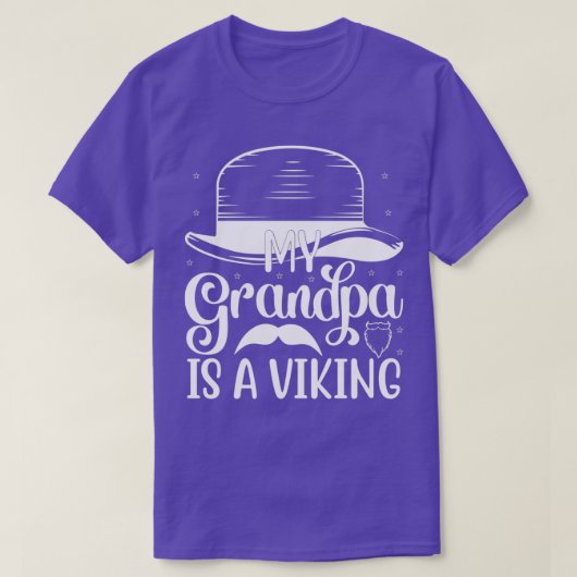 Funny Beard geeft mijn opa een Viking T-shirt (Design voorkant)
