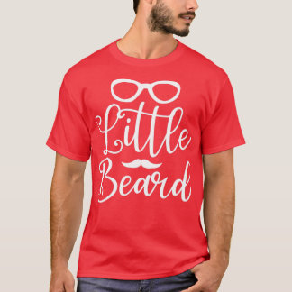 Funny Beard Giften voor mannen Little Beard Classi T-shirt