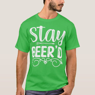 Funny Beard Gifts: blijf geboden 3 T-shirt