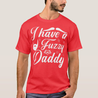 Funny Beard Gifts, ik heb een fuzzy papa T-shirt
