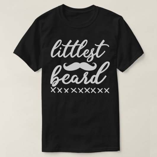 Funny Beard Gifts Littlest Beard T-shirt (Design voorkant)