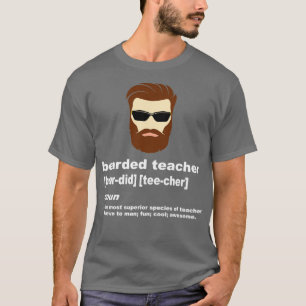 Funny Beard Teacher Shirt Teacher Appreciation Gif