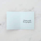 Funny Bearded Chicken Head Close-Up Kaart (Binnen)