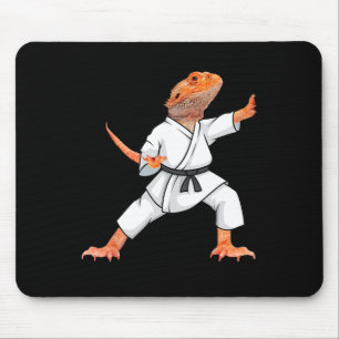 Funny Bearded Dragons Doing Karate Samurai Ninja L Muismat