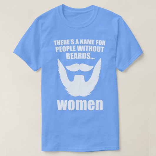 Funny Beards Quote Classic TShirt (Design voorkant)