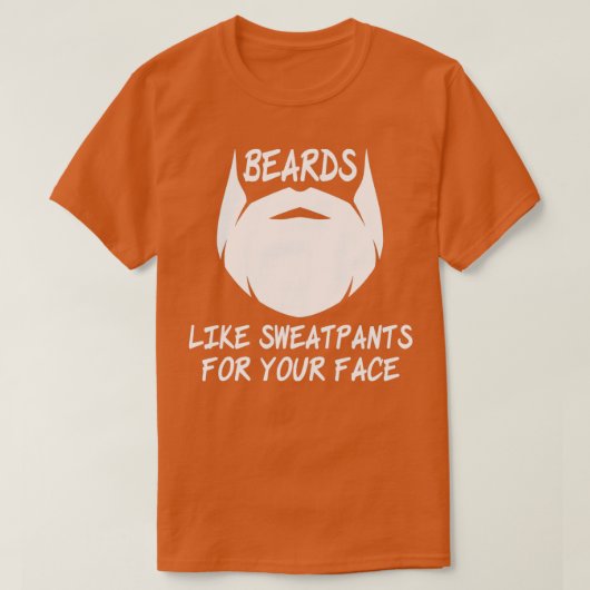 Funny Beards, zoals Sweatpants Design T-shirt (Design voorkant)