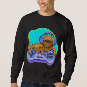 Funny Bearted Dragon Gamer Computer Game Player Li Trui