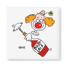 Funny Beaujolais Wine Cartoon Tasting Party Favor