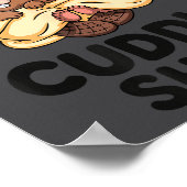 Funny Beaver Couple This Is My Cuddle Poster (Hoek)