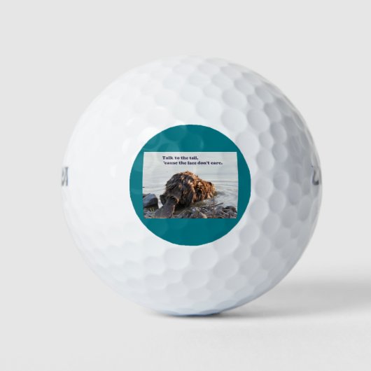 Funny Beaver Golfballen (Voorkant)