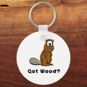 Funny Beaver Sleutelhanger (Voorkant)