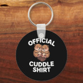 Funny Beavers Hugging Cuddle Sleutelhanger (Voorkant)