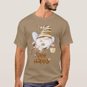 Funny Bee Gnome met honingborging T-shirt