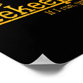 Funny Bee Hive Honey Lover Gift Beekeeper Poster (Hoek)