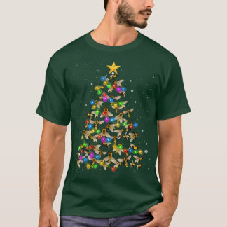 Funny Bee-kerstboom Bee-kerstklep T-shirt